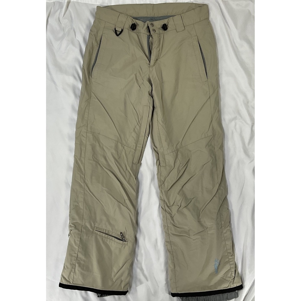 Lamar Women's Large Snow Board Pants Khaki Cold Weather Ski Pants Sport 441